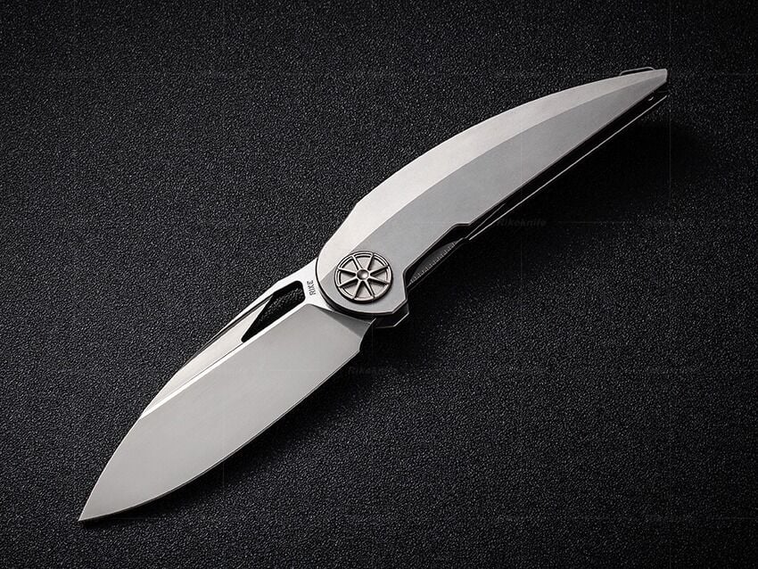 Rike Rk Tissot 2-P | Düz Titanyum Sap | Bohler M390 Çelik Çakı | RK-13828-1