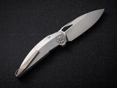 Rike Rk Tissot 2-P | Düz Titanyum Sap | Bohler M390 Çelik Çakı | RK-13828-1
