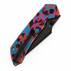 Tenable Fenrir | Üstten Kilitli | Çok Renkli Kamuflaj Desenli Yeşim G10 Sap | Siyahlaştırılmış D2 Çelik Çakı | B1034H15