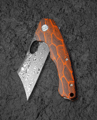 BESTECH Skirmish | G10 Sap | Damascus Çelik Çakı | BL07D