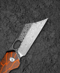 BESTECH Skirmish | G10 Sap | Damascus Çelik Çakı | BL07D