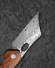 BESTECH Skirmish | G10 Sap | Damascus Çelik Çakı | BL07D
