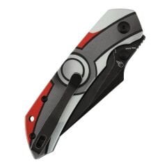 Tenable Fenrir | Üstten Kilitli | Cep Canavarı Esintili Desenli Yeşim G10 Sap | Siyahlaştırılmış D2 Çelik Çakı | B1034H16