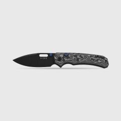 Kizer Outposter | Girdap Desenli Mikarta Sap | Nitro-V + PVD Kaplama Çelik Çakı | V3802BDA2