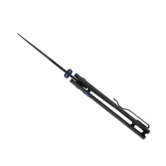 Kizer Outposter | Girdap Desenli Mikarta Sap | Nitro-V + PVD Kaplama Çelik Çakı | V3802BDA2