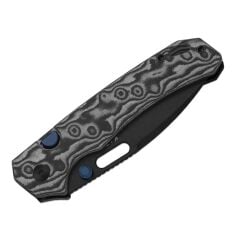 Kizer Outposter | Girdap Desenli Mikarta Sap | Nitro-V + PVD Kaplama Çelik Çakı | V3802BDA2