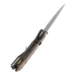 Tenable Fenrir | Amber PEI ( Ultem ) Sap | Damascus Çelik Çakı | B1034H6