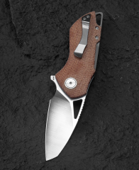 BESTECH RIVERSTONE BL03E Kanvas Micarta Sap 2.45'' 154CM Bıçak