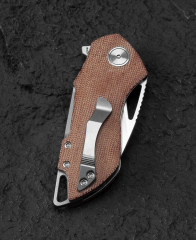 BESTECH RIVERSTONE BL03E Kanvas Micarta Sap 2.45'' 154CM Bıçak