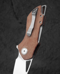 BESTECH RIVERSTONE BL03E Kanvas Micarta Sap 2.45'' 154CM Bıçak