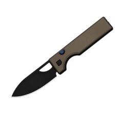 Kizer Little Ringbo | Alüminyum Sap | AEB-L PVD Kaplama ve Taşlanmış Yüzey Çelik Çakı | V3708A2