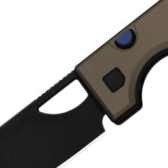 Kizer Little Ringbo | Alüminyum Sap | AEB-L PVD Kaplama ve Taşlanmış Yüzey Çelik Çakı | V3708A2