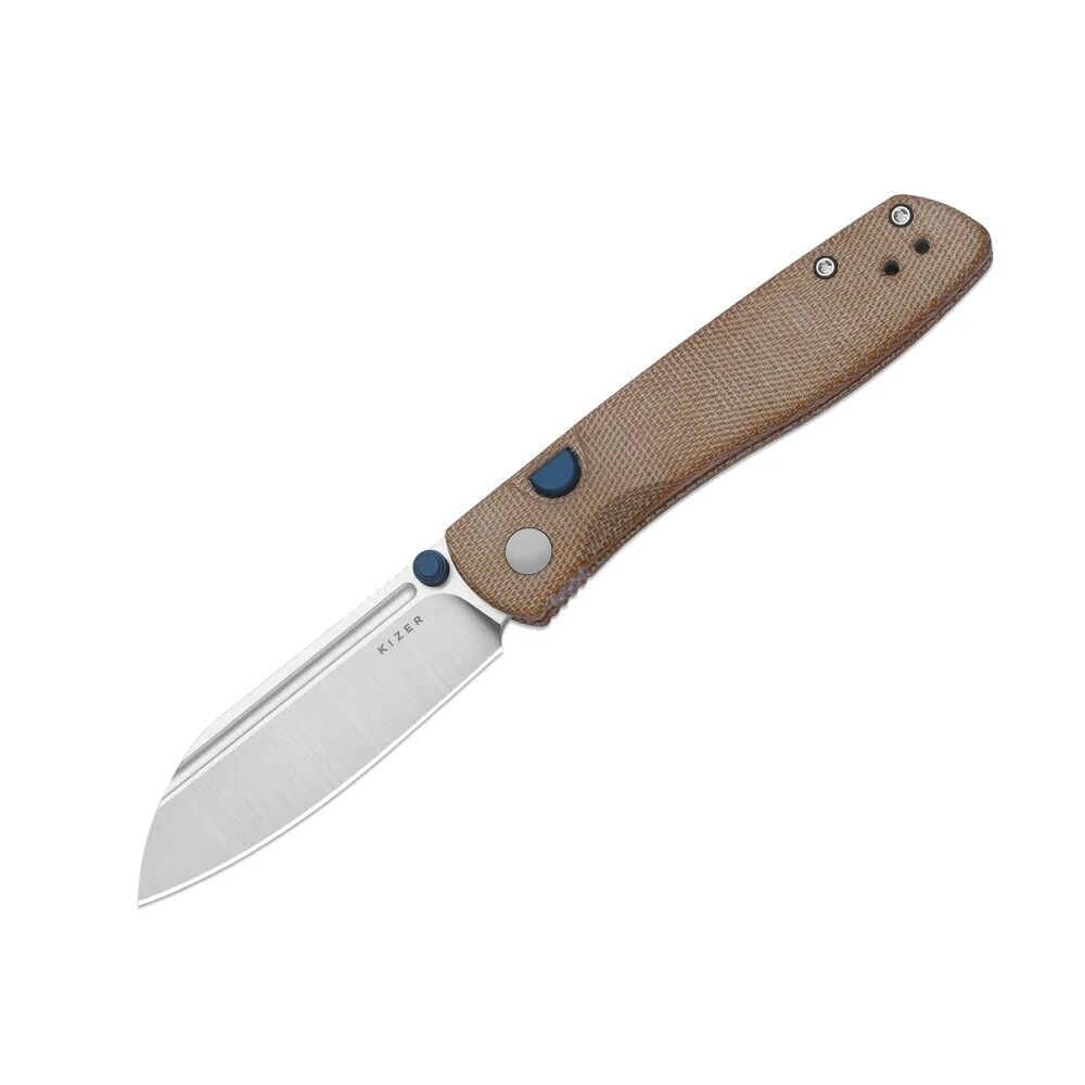 Kizer Renissance | Norplex UltreX™ Mikarta Sap | N690 Saten Çelik Çakı | V3698A2