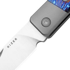 Kizer Little Grand | Titanyum + Timascus Sap | M390 Çelik Çakı | Limitli Üretim | Ki2670A3