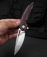 BESTECH ORNETTA Karbon Fiber Ve G10 Saplı Ara Katman: 3,54'' N690 Blade BL02B
