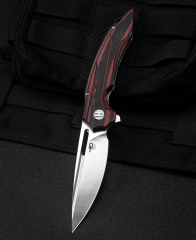 BESTECH ORNETTA Karbon Fiber Ve G10 Saplı Ara Katman: 3,54'' N690 Blade BL02B