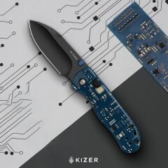Kizer Drop Bear® PCB | Reçine ve PCB Sap | CPM Cruwear Çelik Çakı | Ki3619BDA7