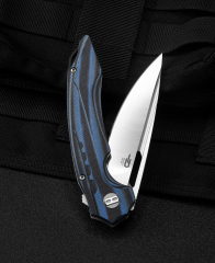 BESTECH ORNETTA Karbon Fiber Ve G10 Saplı Ara Katman: 3,54'' N690 Blade BL02A