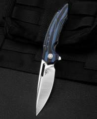 BESTECH ORNETTA Karbon Fiber Ve G10 Saplı Ara Katman: 3,54'' N690 Blade BL02A