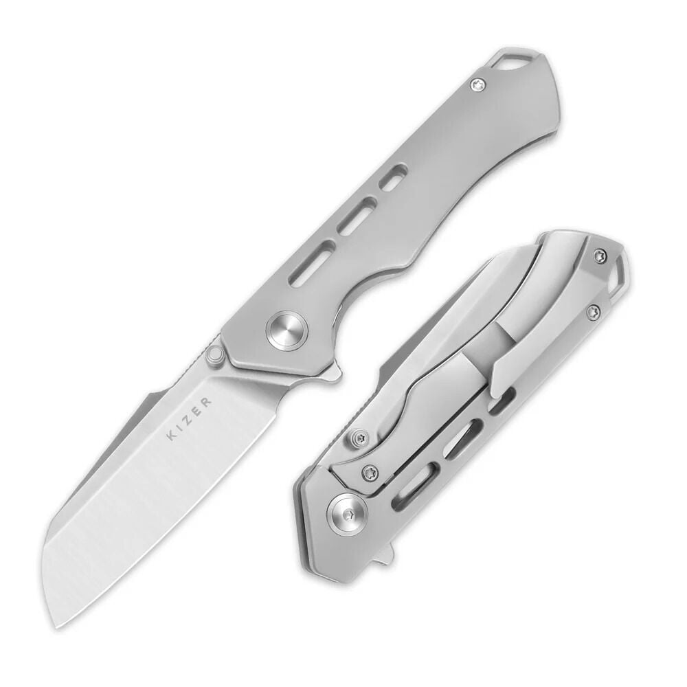 Kizer Crest | Titanyum Sap | S35VN Çelik Çakı | Ki3714A1