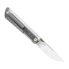Kizer Quoll | S45VN | Titanium & Rainbow Damascus | Satin Brushed | KizerB™ 3733A1