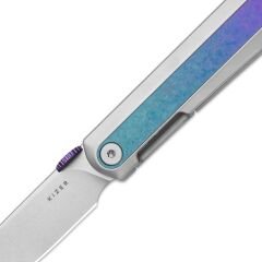 Kizer Quoll | Titanyum + Kristalize Titanyum Sap | S45VN Çelik Çakı | Ki3733A2