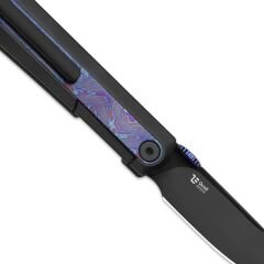 Kizer Quoll | Titanyum + Timascus Sap | S45VN Çelik Çakı | Ki3733A3