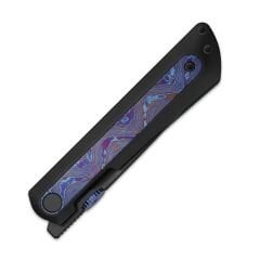 Quoll | S45VN | Titanium & Titanium Damascus | Brushed | Matte DLC-Ultra | Ki3733A3