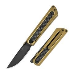 Kizer Quoll | Titanyum + Zirkonyum Sap | S45VN Çelik Çakı | Ki3733A4