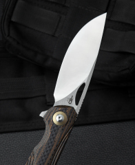 BESTECH FALKO BL01D Ara Katman, Karbon Fiber Ve G10 Saplı 3,54'' 154CM Bıçak