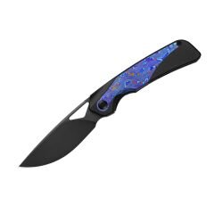 Kizer Topsail | S45VN | Titanium & Timascus | Matte DLC Ultra | Front Flipper | KizerB™ 3735A2