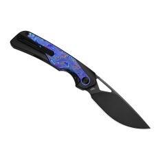Kizer Topsail | S45VN | Titanium & Timascus | Matte DLC Ultra | Front Flipper | KizerB™ 3735A2