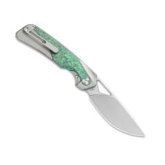 Kizer Topsail | M390 | Titanium & Crystallized Titanium | Front Flipper | KizerB™ 3735A4