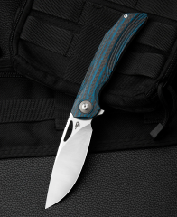 BESTECH FALKO BL01A Karbon Fiber Ve G10 Saplı Ara Katman 3,54'' 154CM Bıçak