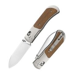 Kizer Tycho | Titanyum + Mkuruti Ağacı Sap | S45VN Çelik Çakı | Ki4761A1