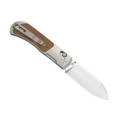Kizer Tycho | S45VN | Titanium & Mkuruti Wood | KizerB™ 4761A1