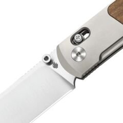 Kizer Tycho | S45VN | Titanium & Mkuruti Wood | KizerB™ 4761A1