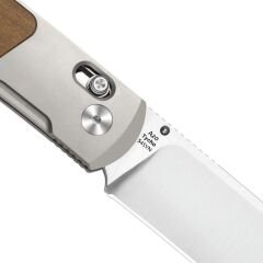 Kizer Tycho | S45VN | Titanium & Mkuruti Wood | KizerB™ 4761A1