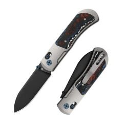 Kizer Tycho | Titanyum + Fat Karbon Sap | M390 Çelik Çakı | Ki4761A2