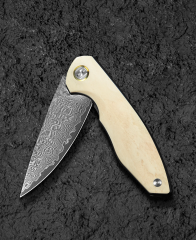 BESTECH BAMBI BL08B 3.11'' Şam Çelik Bıçak Öküz Kemik Sapı