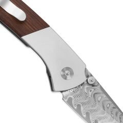 Kizer Spitfire | Damascus Steel | Aluminum & Mkuruti Wood | KizerV™ 3690A3