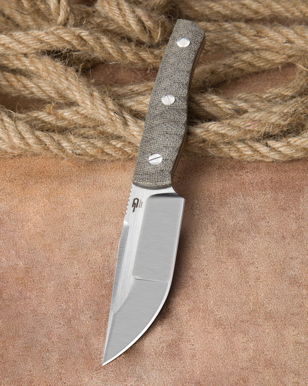 BESTECH HEIDIBLACKSMITH#2 BFK04C Kanvas Micarta Sap S35VN Bıçak