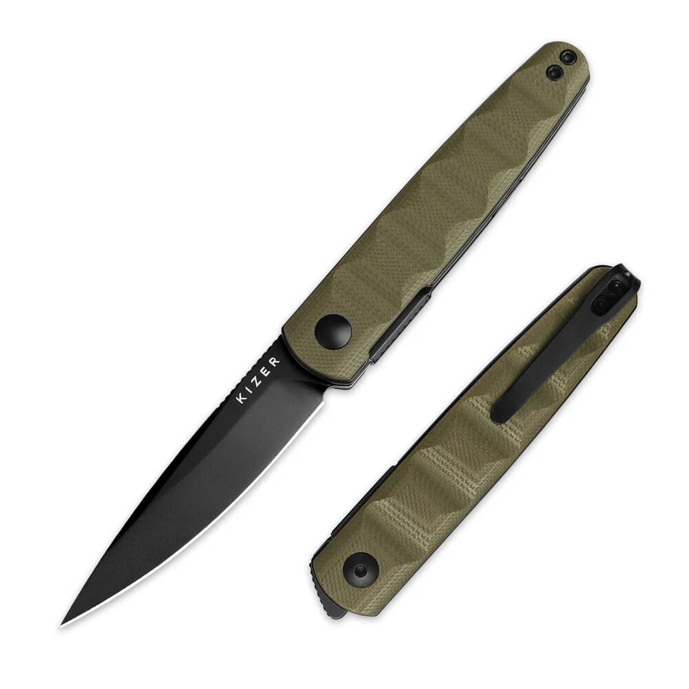 Kizer Bamboo | Nitro-V | G10（Olive Green）| KizerV™ 3722A2