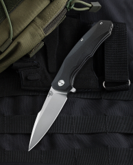 BESTECH WARWOLF BG04A Siyah G10 Sap D2 Çelik Çakı