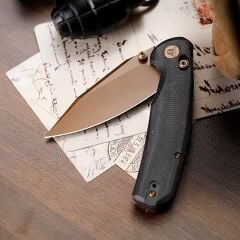 Trivisa Hornet-BM | Çapraz Kilitli | Mikarta Sap | 14C28N Çelik Çakı | JM01-BM-14