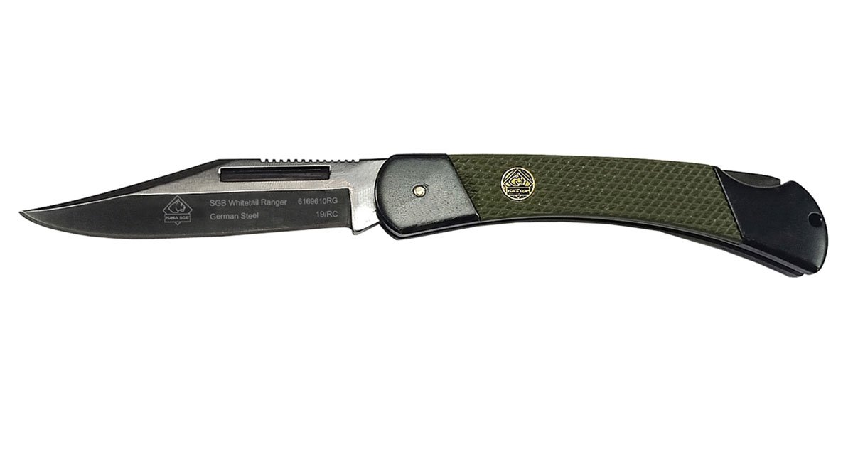 PUMA SGB Whitetail Ranger, G10 Olive Drab, Black Anodized