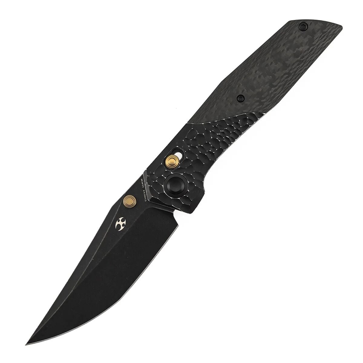 KANSEPT Deadite | Alüminyum + Fitilli Karbon Fiber Sap | 154CM Çelik Çakı | T1081V4