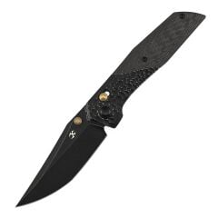 KANSEPT Deadite | Alüminyum + Fitilli Karbon Fiber Sap | 154CM Çelik Çakı | T1081V4