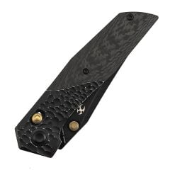 KANSEPT Deadite | Alüminyum + Fitilli Karbon Fiber Sap | 154CM Çelik Çakı | T1081V4