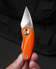 BESTECH TULIP BG38C Turuncu G10 Sap 14C28N Mini Çakı